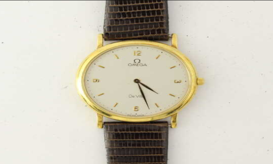 (1548_0695)▼オメガ デビル クオーツ18K メンズ腕時計